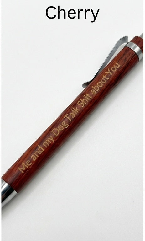 Custom Engraved Wood Pens (3 Colors)